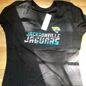 Jacksonville Jaguars ladies v-neck tee
